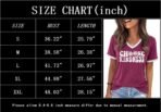 Womens T Shirts Graphic Tees Spring Short Sleeve V Neck Funny Letter Print Casual Loose Cute Summer Tops - Image 4