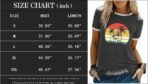 Graphic Tees for Women Short Sleeve Summer Tops Funny Letter Printed Loose Casual T Shirts - Image 3