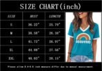 Womens T Shirts Graphic Tees Spring Short Sleeve V Neck Funny Letter Print Casual Loose Cute Summer Tops - Image 4