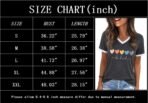 Womens T Shirts Graphic Tees Spring Short Sleeve V Neck Funny Letter Print Casual Loose Cute Summer Tops - Image 4