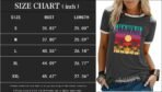 Graphic Tees for Women Short Sleeve Summer Tops Funny Letter Printed Loose Casual T Shirts - Image 3