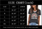 Womens T Shirts Graphic Tees Spring Short Sleeve V Neck Funny Letter Print Casual Loose Cute Summer Tops - Image 4