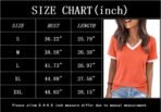 Womens T Shirts Graphic Tees Spring Short Sleeve V Neck Funny Letter Print Casual Loose Cute Summer Tops - Image 4