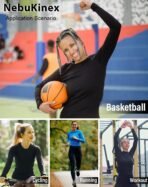 5 Pack Women's Compression Shirt Long Sleeve Workout Tops Athletic Baselayer Quick Dry Gym Yoga Running T-Shirt - Image 6