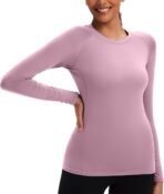 5 Pack Women's Compression Shirt Long Sleeve Workout Tops Athletic Baselayer Quick Dry Gym Yoga Running T-Shirt - Image 2
