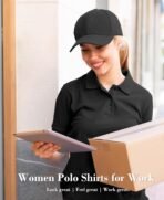 5 Pack Women's Polo Shirts Short Sleeve 3 Buttons Collared Uniform Tops Moisture-Wicking T-Shirts for Work & Casual - Image 5