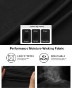 5 Pack Women's Compression Shirt Long Sleeve Workout Tops Athletic Baselayer Quick Dry Gym Yoga Running T-Shirt - Image 4