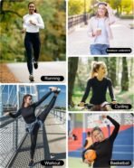 5 Pack Women's Compression Shirt Long Sleeve Workout Tops Athletic Baselayer Quick Dry Gym Yoga Running T-Shirt - Image 6