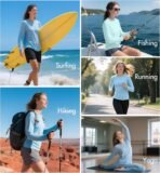 2 Pack Rash Guard for Women UPF 50+ Sun Shirts UV Protection Long Sleeve Workout Tops Lightweight Quick Dry Swim Hiking Shirt - Image 6