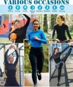 5 Pack Women's Compression Shirt Long Sleeve Workout Tops Athletic Baselayer Quick Dry Gym Yoga Running T-Shirt - Image 6